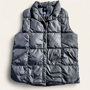 Lands’‎ End Puffer Vest | Black | Goose Down | Lightweight | Size Small